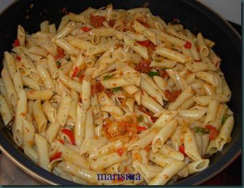 Macarrones con verduras Macarrones con verduras