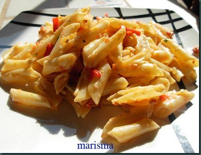 Macarrones con verduras Macarrones con verduras