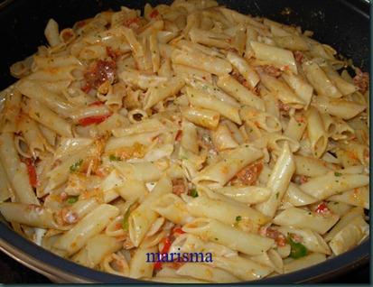 Macarrones con verduras Macarrones con verduras