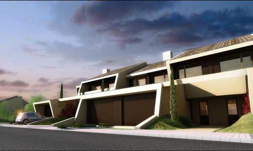 A-cero presenta varias tipologías de viviendas para un complejo residencial en Los Ángeles de San Rafael