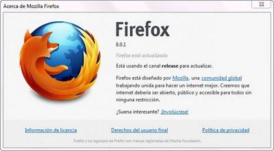 Descargá Firefox 8.0.1 Descargá Firefox 8.0.1