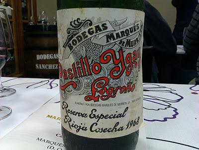 CATA DE MARQUÉS DE MURRIETA EN BODEGA SELECCIÓN DE ALICANTE CATA DE MARQUÉS DE MURRIETA EN BODEGA SELECCIÓN DE ALICANTE