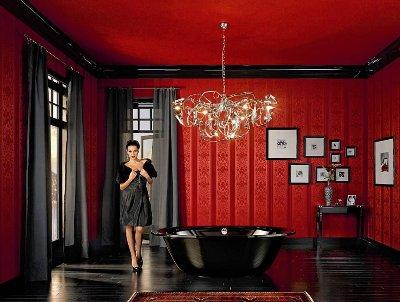 Baños en Rojo y Negro