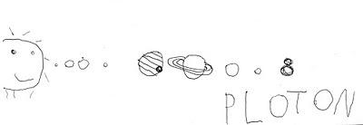 Lamento por Plutón de una niña de 5 años Lamento por Plutón de una niña de 5 años