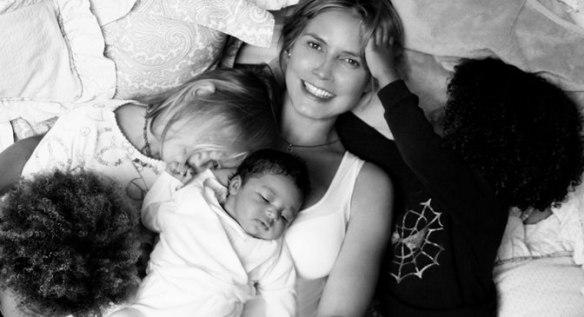 heidi klum y niños Feliz día a todas las Madres!