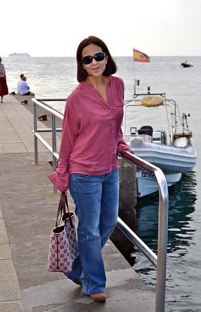 Pink Shirt & Arty Oval Ring Pink YSL