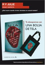 Sorteo CORAZÓN ZOMBI: Gana dos ejemplares de R  Julie con dos bolsas de tela