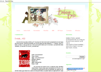 Blogueros: Le cinéaste bizarre y Bubbles of books Blogueros: Le cinéaste bizarre y Bubbles of books