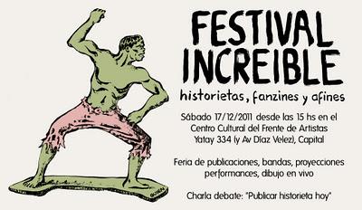 Primer Festival Increíble de historietas, fanzines y afines Primer Festival Increíble de historietas, fanzines y afines