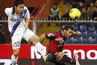 El Inter de Milán gana en Genoa( 0-1) con gol de Nagatomo