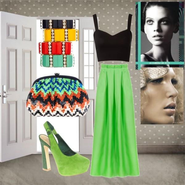 Look fiesta verde