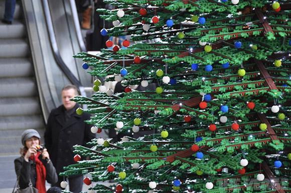 El árbol de Navidad de Lego más grande del mundo