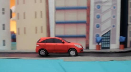 Un spot de Chevrolet hecho de papel