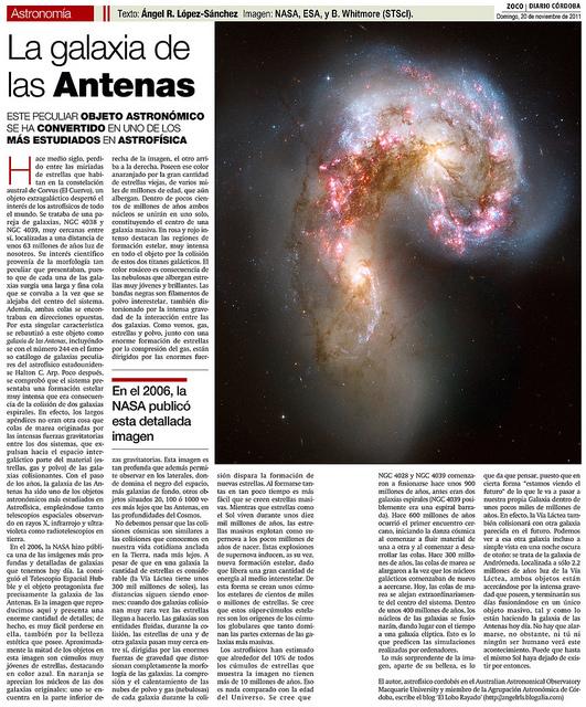 La galaxia de las Antenas