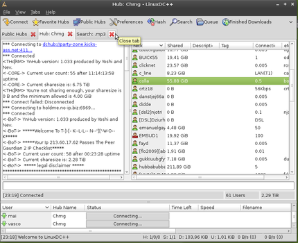 Compartiendo con DC++ Compartiendo con DC++