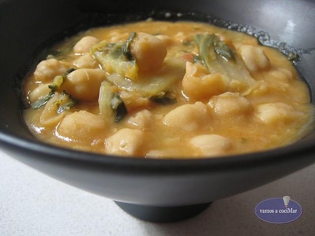 Garbanzos con acelgas Garbanzos con acelgas