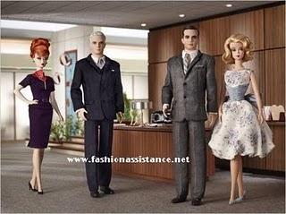 Nuevas versiones de la muñeca más fashion: Barbie Mad Men y Barbie xxl