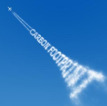 La huella de carbono que dejan los aviones
