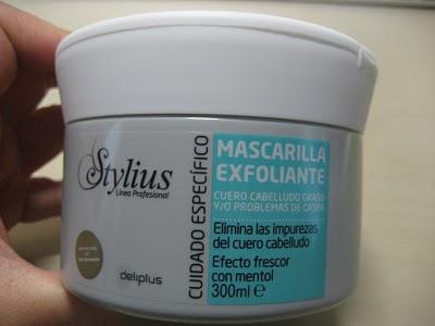 Mascarilla exfoliante para el cuero cabelludo