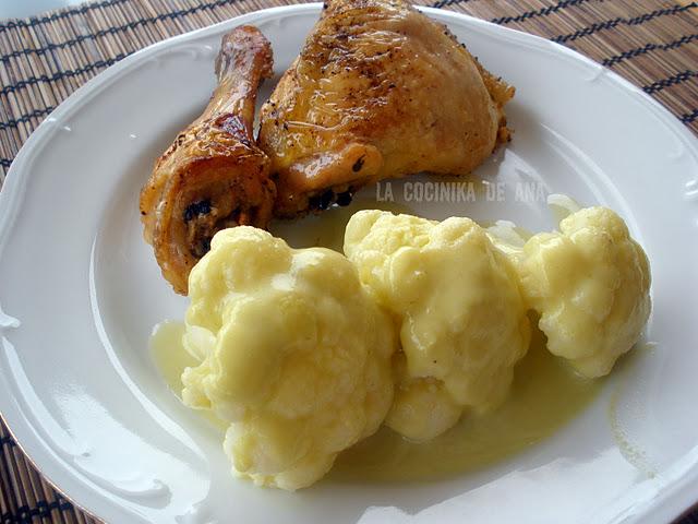 COLIFLOR CON BECHAMEL DE DIETA COLIFLOR CON BECHAMEL DE DIETA