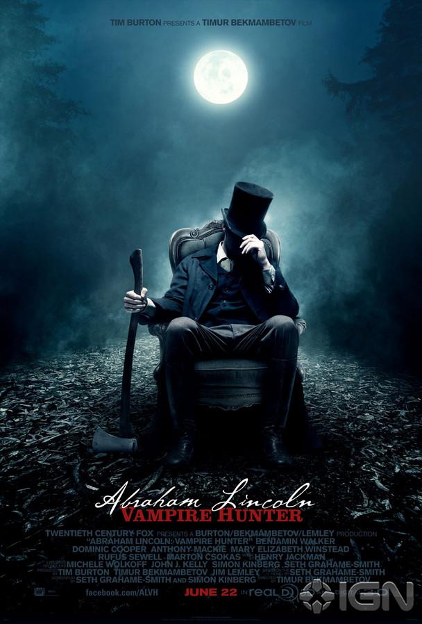 Dos carteles para Abraham Lincoln: Vampire Hunter