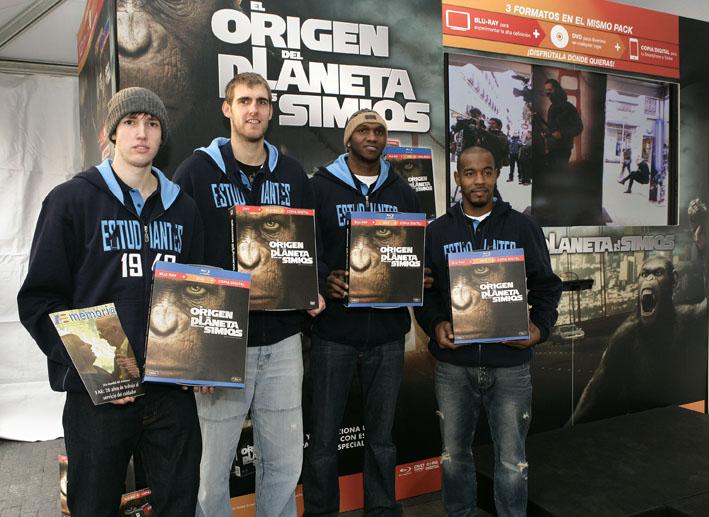 dvdsimios Asefa Estudiantes estuvo en el estreno de El Origen del Planeta de los Simios en Blu Ray