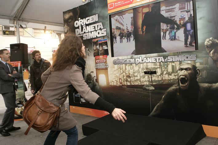 dvdsimios2 Asefa Estudiantes estuvo en el estreno de El Origen del Planeta de los Simios en Blu Ray