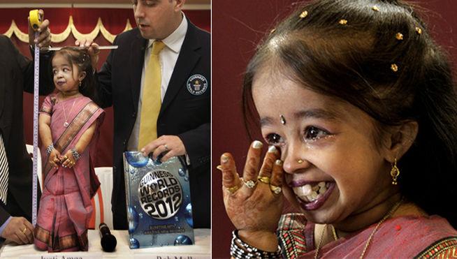 Jyoti  Amge, mujer más pequeña, Record Guinness 