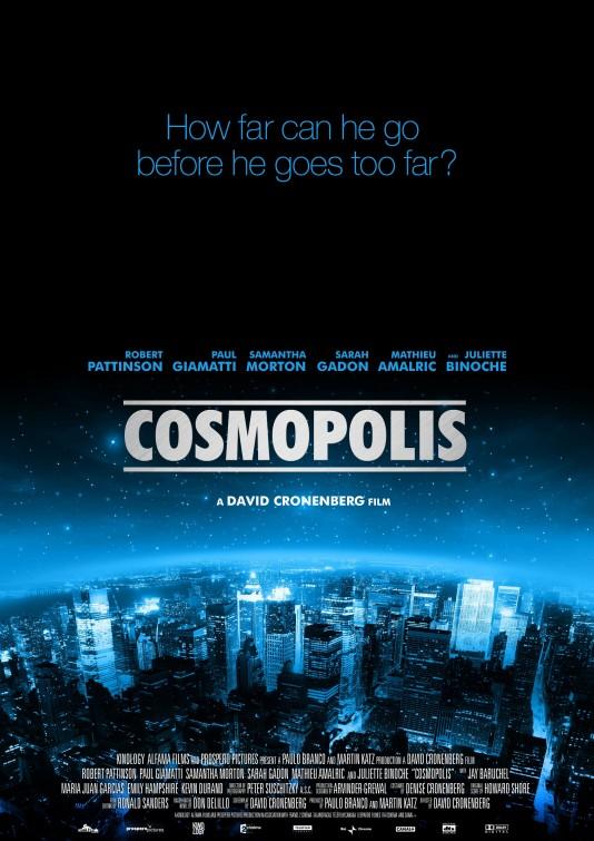 Primer cartel de Cosmopolis