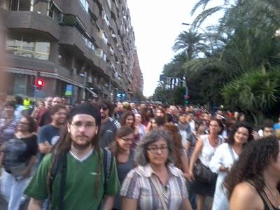 Manifestación 15-O: Alicante.