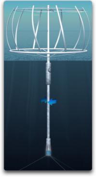Turbina SeaTwirl: almacena energía con agua de mar