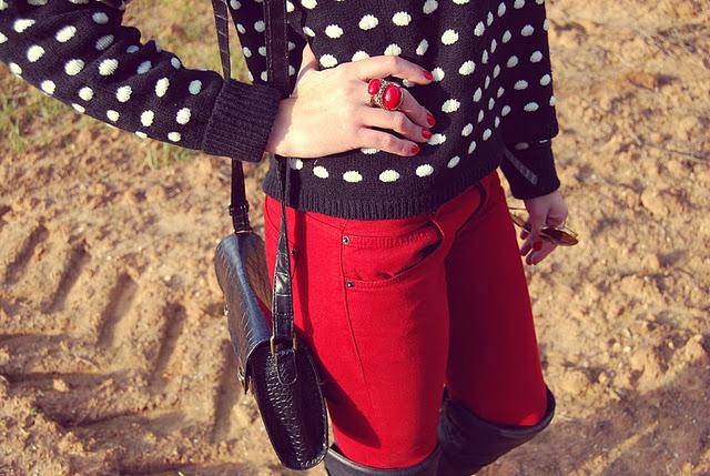 Polka Dots + Red Pants Polka Dots + Red Pants