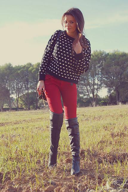 Polka Dots + Red Pants Polka Dots + Red Pants