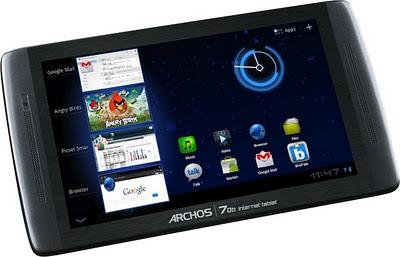 Archos 70b Internet Tablet, asequible y con Honeycomb