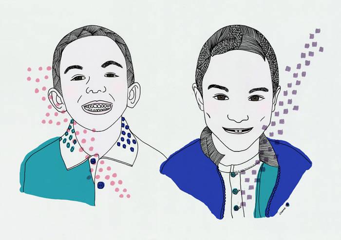 Retratos por encargo: Los sobris de Amaia Retratos por encargo: Los sobris de Amaia