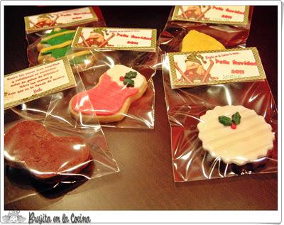Galletas para felicitar Navidad Galletas para felicitar Navidad