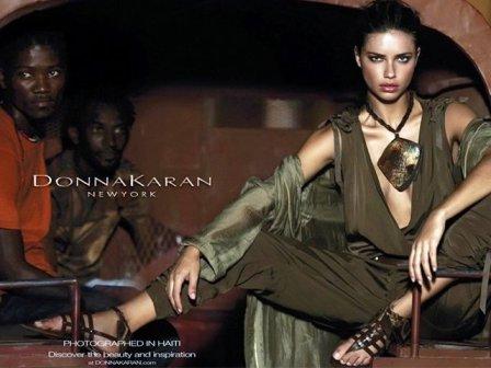 Donna Karan recibe muchas críticas por sus imágenes de Adriana Lima en Haití