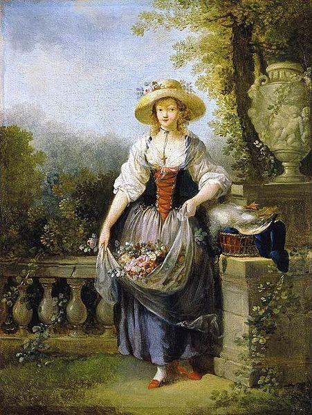 Jardinera con sombrero de paja La historia de los oficios: s.XVIII (XII)