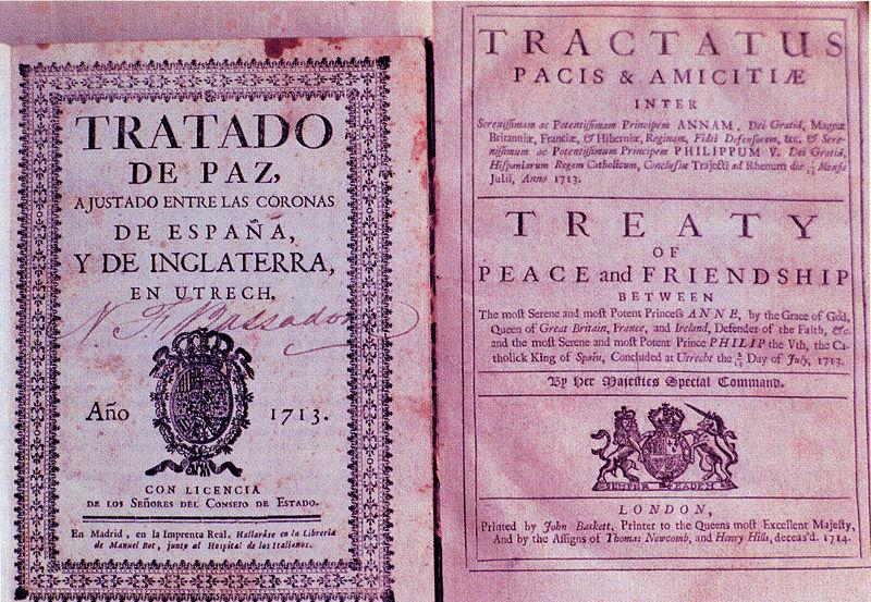Tratado de Utrecht La historia de los oficios: s.XVIII (XII)