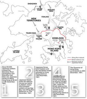 El Imperio Japonés conquista Hong Kong - 25/12/1941. El Imperio Japonés conquista Hong Kong - 25/12/1941.