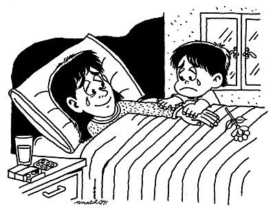 Cuando la enferma es mamá (por Arantxa) Cuando la enferma es mamá (por Arantxa)