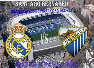 REAL MADRID  vs  MALAGA CF (Copa)