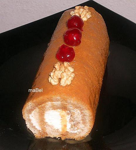 Brazo gitano de tiramisu -Arrollado dulce Brazo gitano de tiramisu -Arrollado dulce