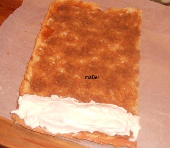 Brazo gitano de tiramisu -Arrollado dulce Brazo gitano de tiramisu -Arrollado dulce