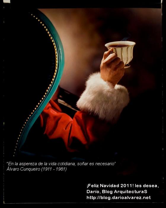 SantaClaus_Coffee_2011_wletters ¡Feliz Navidad 2011! Les desea el Blog ArquitecturaS. ¡Paz!