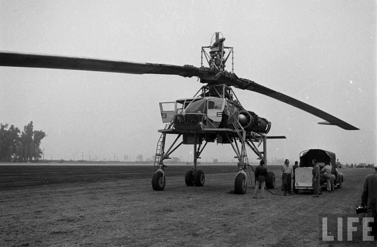 El helicóptero Hughes XH-17 El helicóptero Hughes XH-17