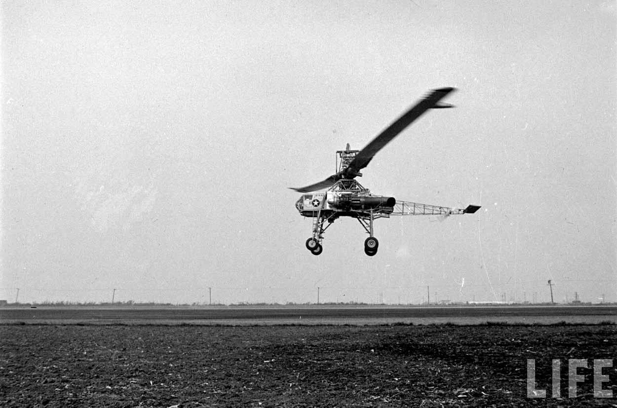 El helicóptero Hughes XH-17 El helicóptero Hughes XH-17