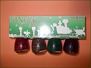 Pack Santa's little helpers de China Glaze Pack Santa's little helpers de China Glaze
