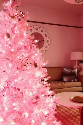 ¿Horror o Amor? Árbol de Navidad rosa ¿Horror o Amor? Árbol de Navidad rosa