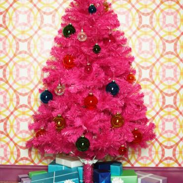 ¿Horror o Amor? Árbol de Navidad rosa ¿Horror o Amor? Árbol de Navidad rosa
